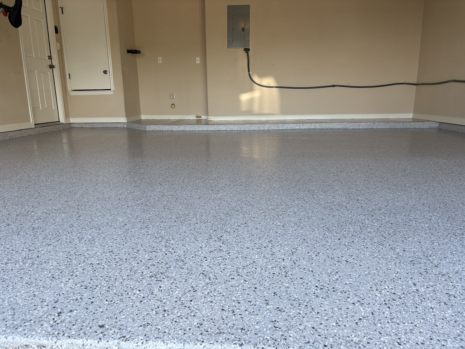 a residential home with Garage Hero as their flooring contractor.